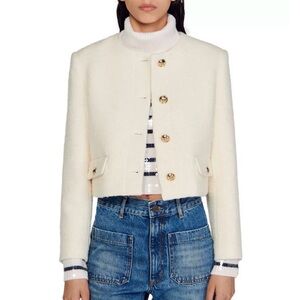 Sandro  Walle Boulce cropped jacket